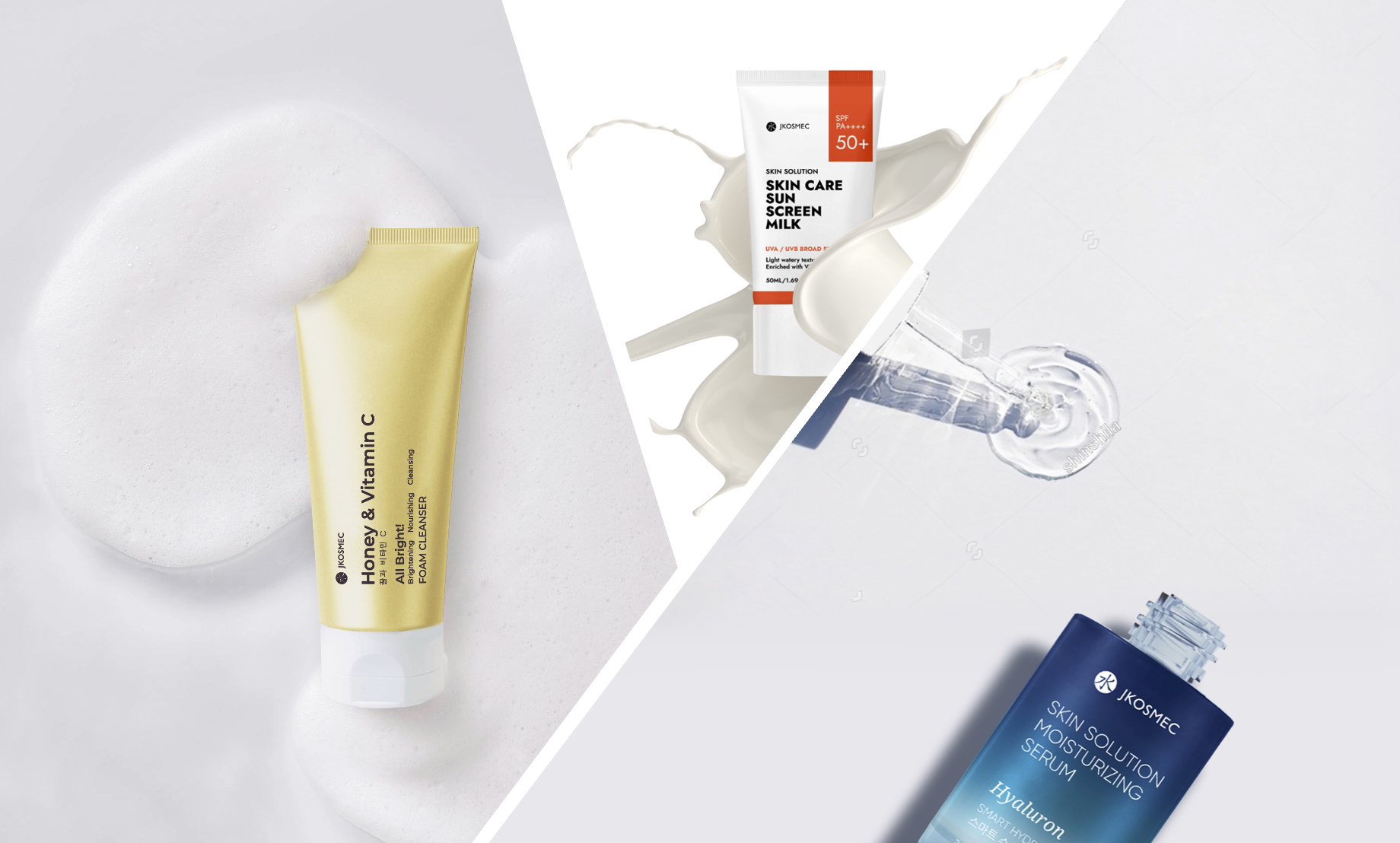 PACK HIDRATACIÓN INTENSA – Espuma + Sérum Ácido Hialurónico + Bloqueador - Imagen 3