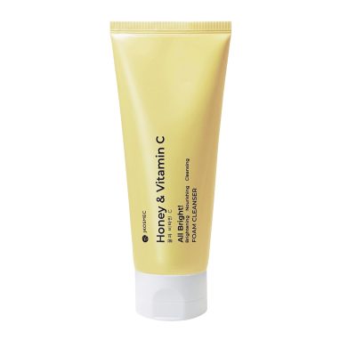 LIMPIADOR FACIAL EN ESPUMA con Miel y Vitamina C – Ilumina y Suaviza